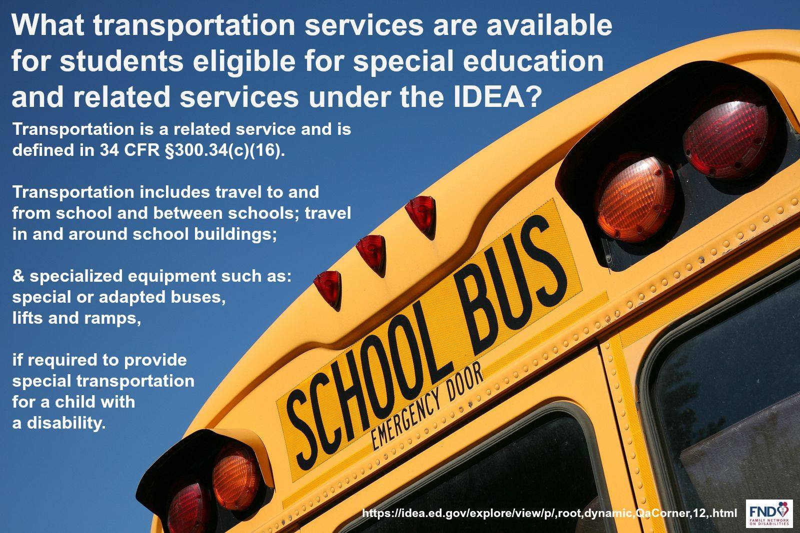 special education student transportation