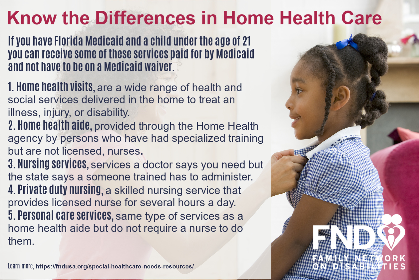 Home Healthcare - Family Network on Disabilities